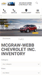 Mobile Screenshot of mcgrawwebbchevrolet.net